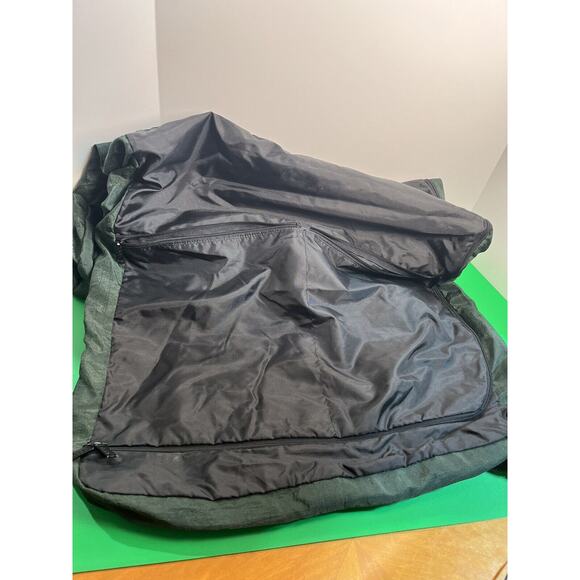Jeep Brand Garment Bag Luggage Green 24” Folding Hanging Strap Unique - Picture 8 of 10